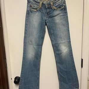 Miss me jeans with lace detail